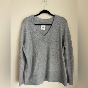 Aerie Soft Gray Knit Sweater